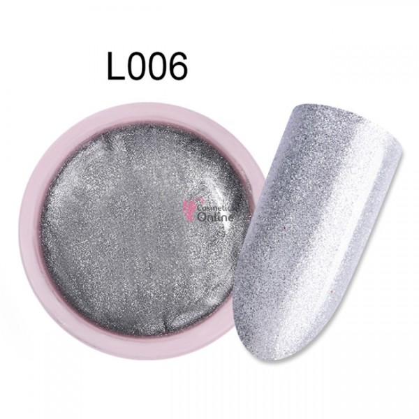 Gel UV / LED Soak Off SUGAR colorat cu sclipici 5gr Cod L006